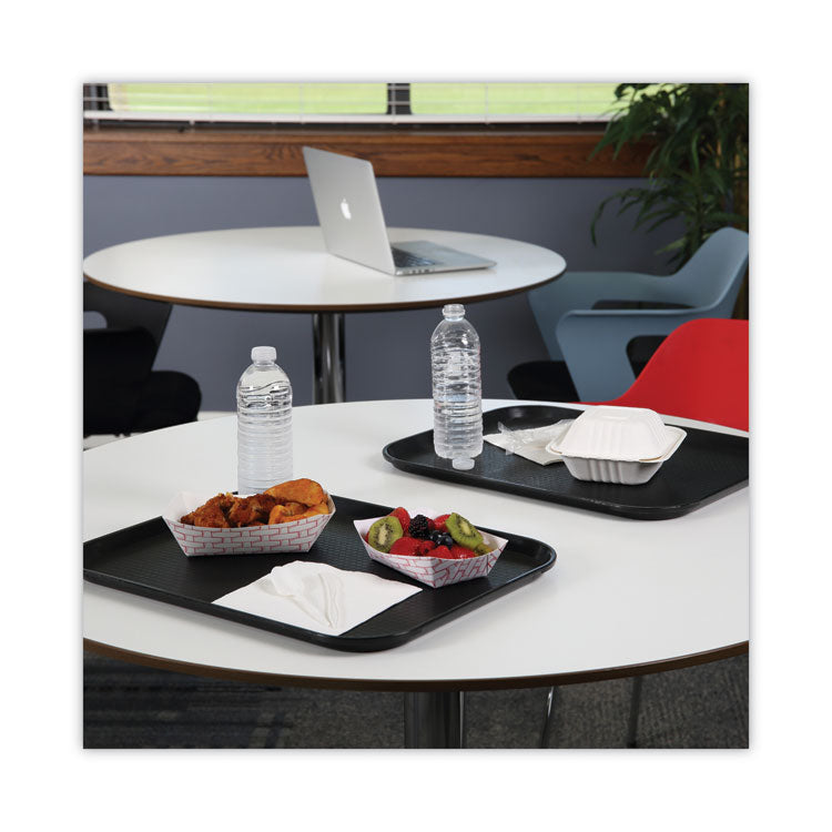 Paper Food Baskets, 5 Lb Capacity, Red/white, 500/carton