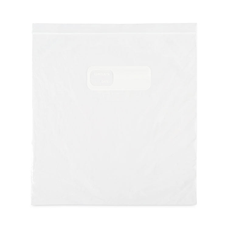 Reclosable Food Storage Bags, Gallon, 10.5" x 11", Clear, 250/Box