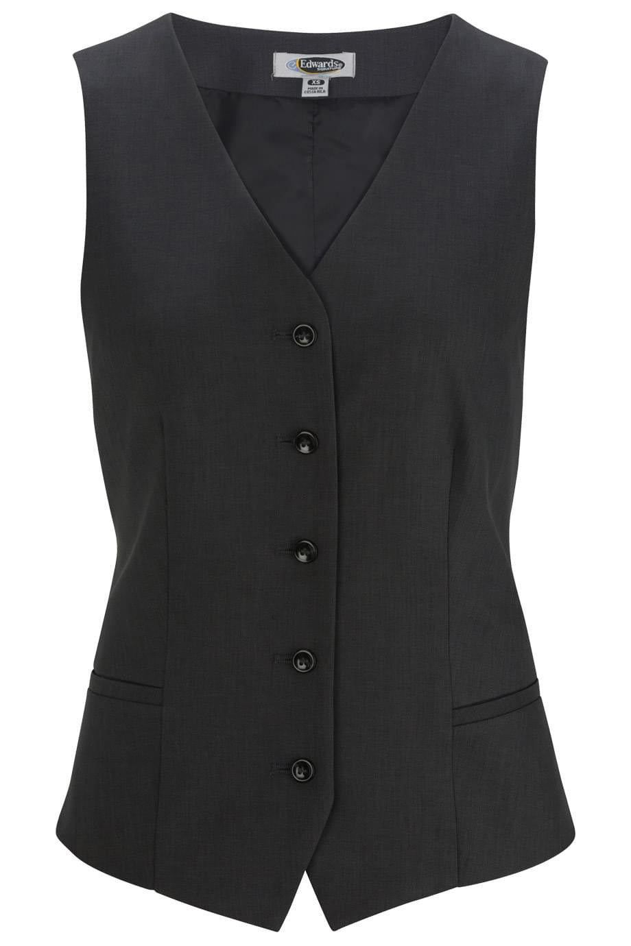 EDWARDS LADIES SYNERGY WASHABLE HIGH-BUTTON VEST