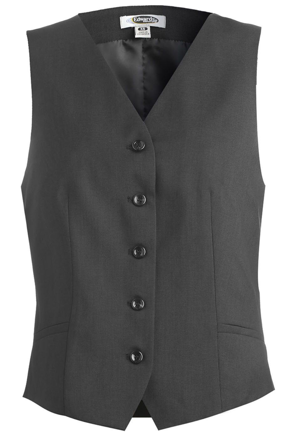 EDWARDS LADIES SYNERGY WASHABLE HIGH-BUTTON VEST