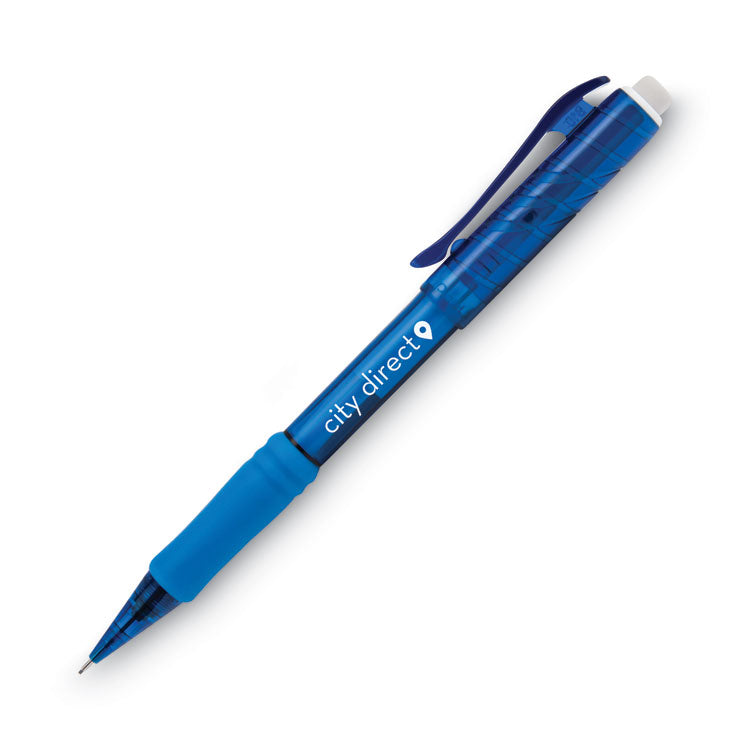 Twist-Erase EXPRESS Mechanical Pencil, 0.7 mm, HB (#2), Black Lead, Blue Barrel, Dozen