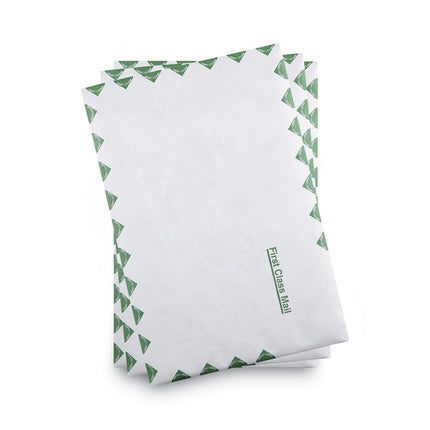 Lightweight 14 lb Tyvek Catalog Mailers, First Class, #15, Square Flap, Redi-Strip Adhesive Closure, 10 x 15, White, 100/Box