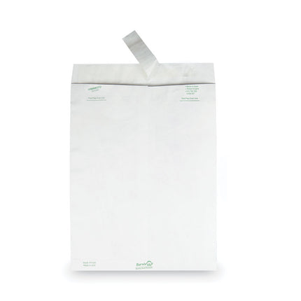 Lightweight 14 lb Tyvek Catalog Mailers, #13 1/2, Square Flap, Redi-Strip Adhesive Closure, 10 x 13, White, 50/Box