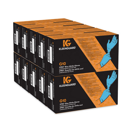 G10 2Pro Nitrile Gloves, Blue, X-Large, 90/Box