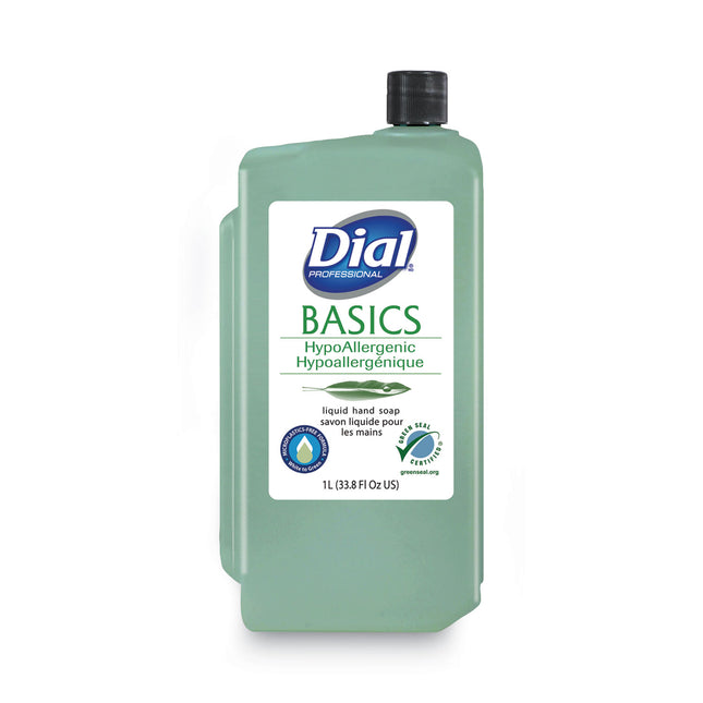 Basics MP Free Liquid Hand Soap Refill, Unscented, 1 L, 8/Carton
