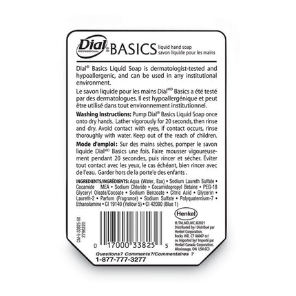 Basics MP Free Liquid Hand Soap Refill for Versa Dispenser, Unscented, 15 oz, 6/Carton