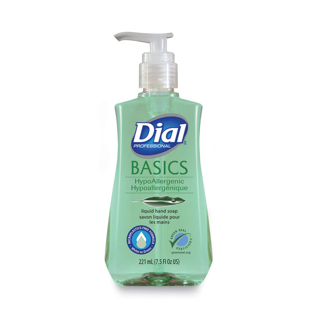 Basics MP Free Liquid Hand Soap, Unscented, 7.5 oz, 12/Carton