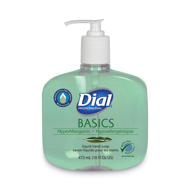 Basics MP Free Liquid Hand Soap, Unscented, 16 oz, 12/Carton