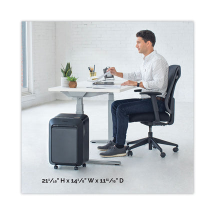 Powershred Lx180 Cross-Cut Shredder, 16 Manual Sheet Capacity