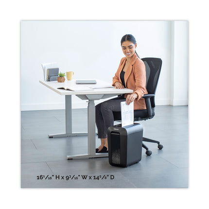 Powershred Lx65 Cross-Cut Shredder, 10 Manual Sheet Capacity