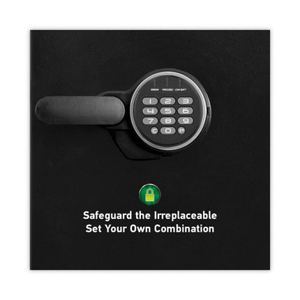 Fire-Safe With Digital Keypad Access, 2 Cu Ft, 18.67w X 19.38d X 23.88h, Black