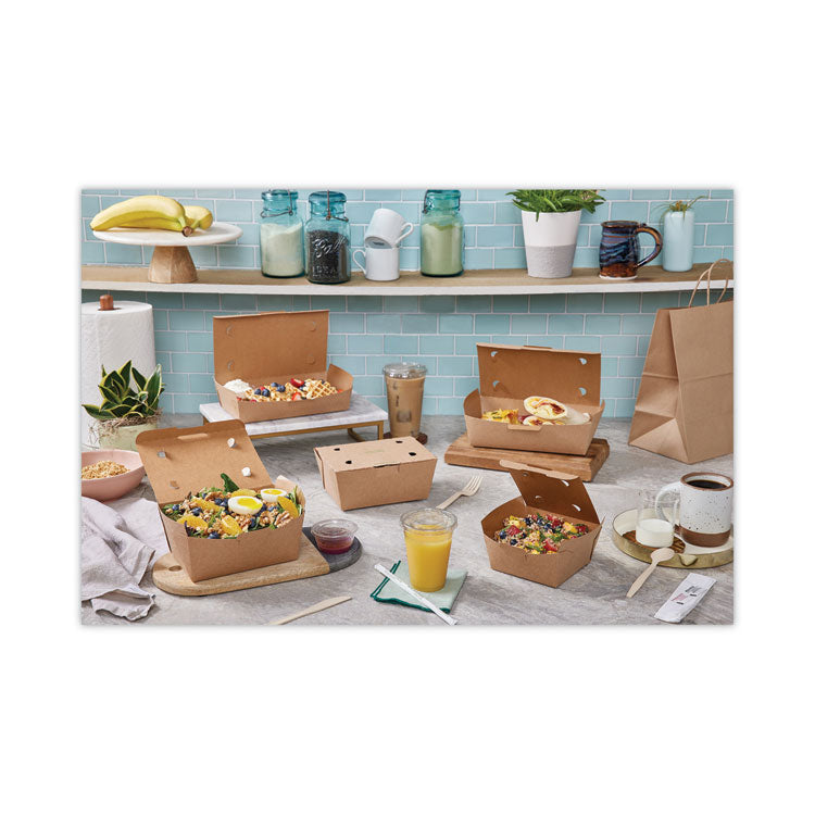 EarthChoice Tamper Evident OneBox Paper Box, 9.04 x 4.85 x 2.75, Brown, 162/Carton