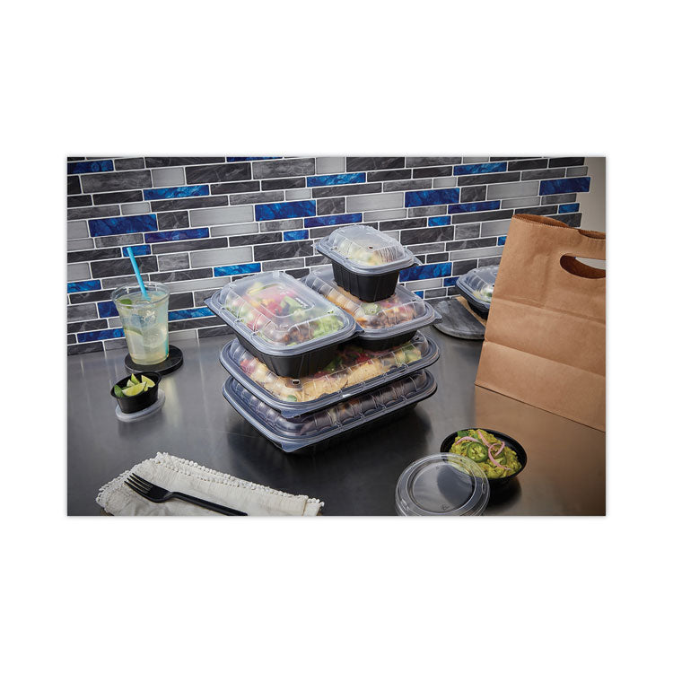 EarthChoice Entree2Go Takeout Container Vented Lid, 5.65 x 4.25 x 0.93, Clear, Plastic, 600/Carton