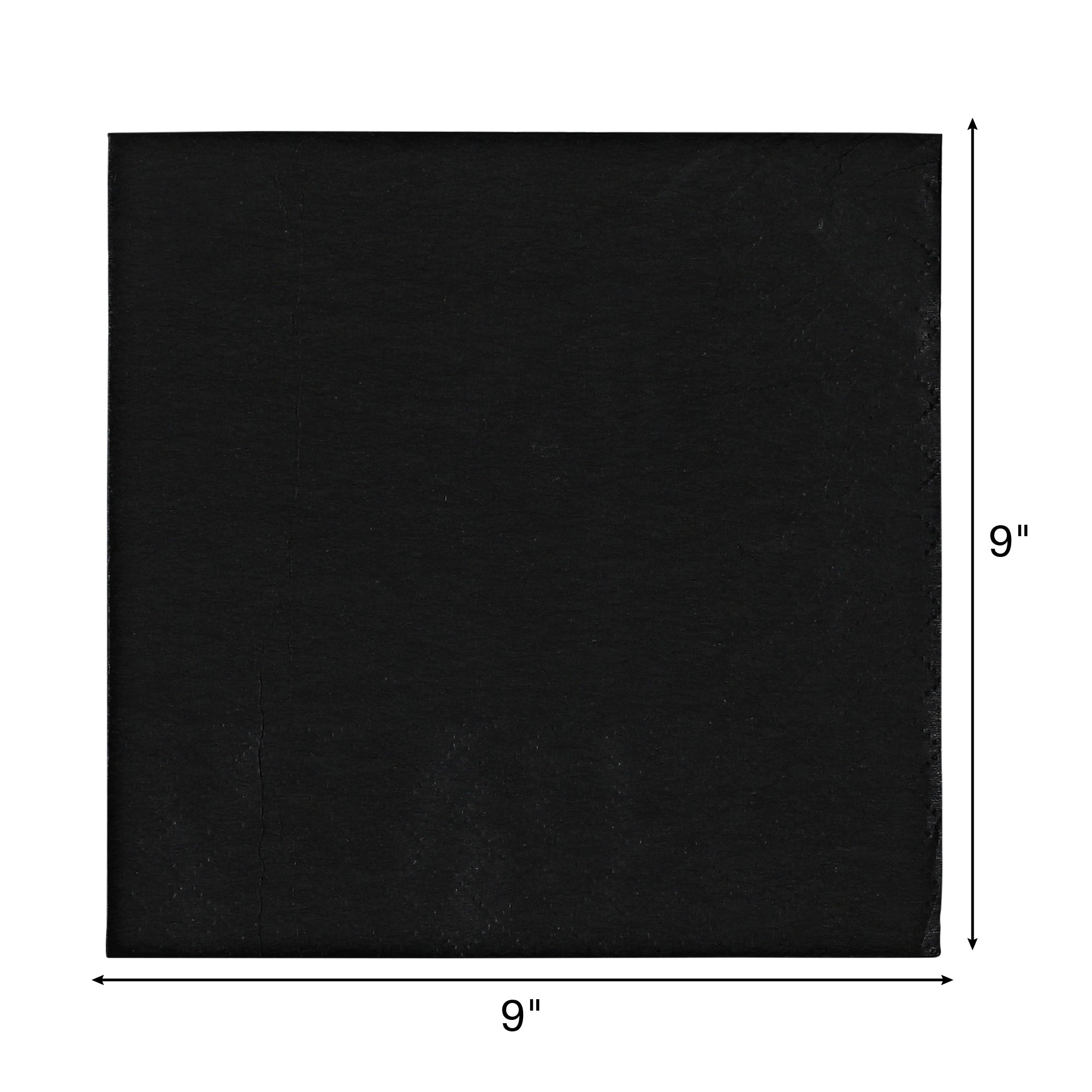 Empress Beverage Napkin 9 x 9, Black, 2-Ply 4 / 250 cs