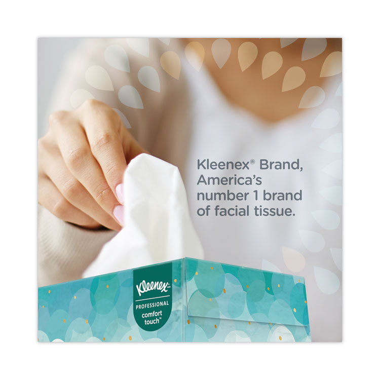White Facial Tissue Junior Pack, 2-Ply, 48 Sheets/Box, 64 Boxes/Carton