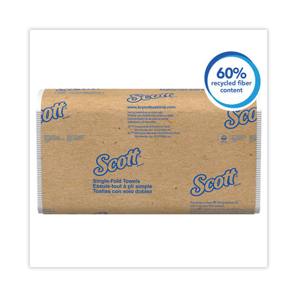 Essential Single-Fold Towels, Absorbency Pockets, 9.3 x 10.5, 250/Pack, 16 Packs/Carton