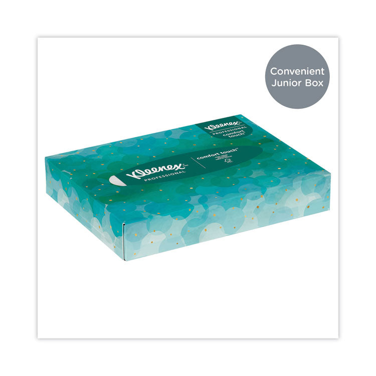 White Facial Tissue Junior Pack, 2-Ply, 48 Sheets/Box, 64 Boxes/Carton