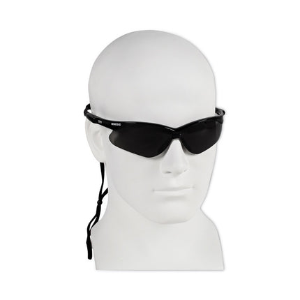 V30 Nemesis Safety Glasses, Black Frame, Smoke Anti-Fog Lens