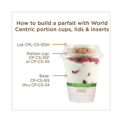 PLA Clear Cold Cups, 16 oz, Plastic, Clear, 1,000/Carton