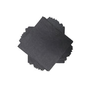 Morcon Valay Black Beverage Napkin 2 Ply 9" x 9.5" 4 / 250 cs