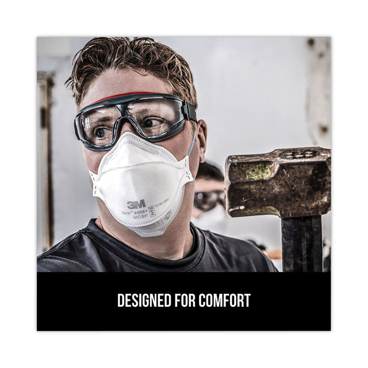 Aura Particulate Respirator 9205+, N95, One Size Fits All, 20/Pack