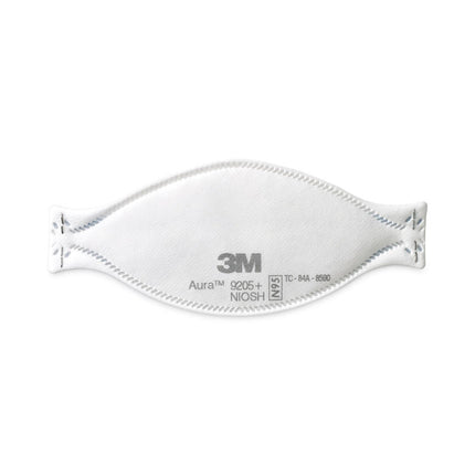 Aura Particulate Respirator 9205+, N95, One Size Fits All, 20/Pack