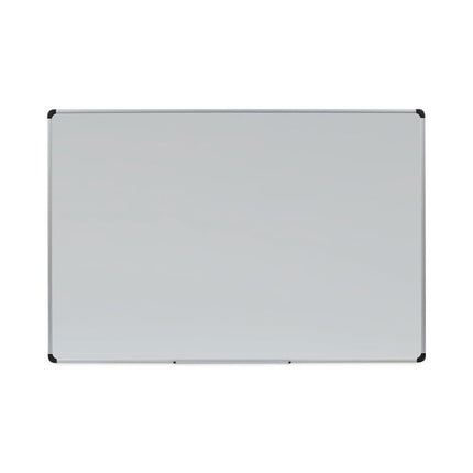 Magnetic Steel Dry Erase Marker Board, 72" x 48", White Surface, Satin Aluminum Frame