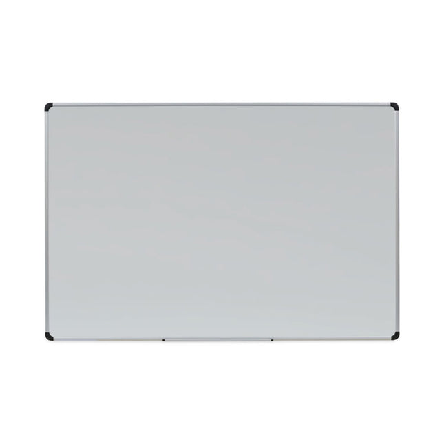 Magnetic Steel Dry Erase Marker Board, 72" x 48", White Surface, Satin Aluminum Frame