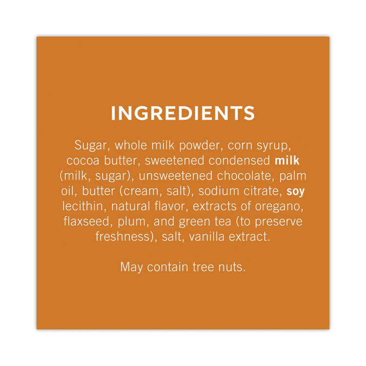 Milk Chocolate and Caramel Chocolate Squares, 15.96 oz Bag