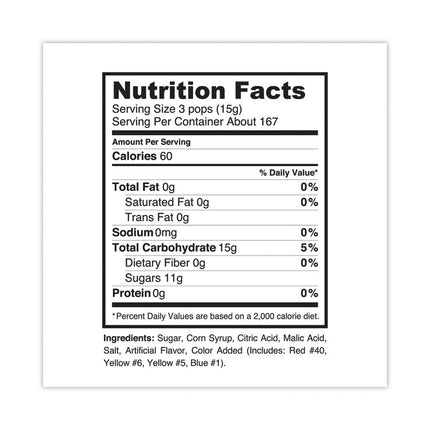 Dum-Dum-Pops, 15 Assorted Flavors, 500 Pieces/Bag