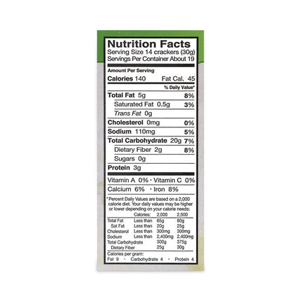 5-Seed Multi-Grain Crunchy Oven Baked Crackers, Whole Wheat, 10 oz Bag, 2 Bags/Box