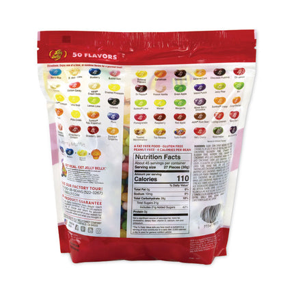 50 Flavors Jelly Beans Assortment, 3 lb Standup Bag