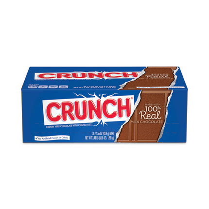 Crunch Bar, Individually Wrapped, 1.55 oz, 36/Carton