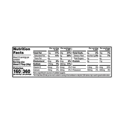Sea Salted Whole Cashews, 2.25 oz Pouch, 8/Carton