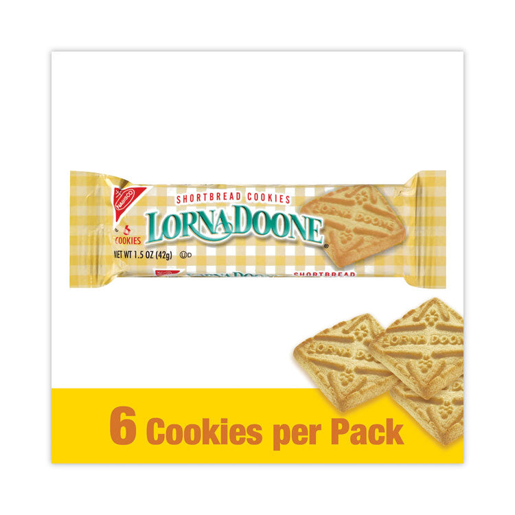 Lorna Doone Shortbread Cookies, 1.5 oz Packet, 30 Packets/Carton