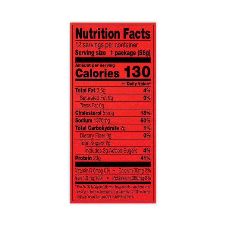 Jumbo Original Beef Steak, 2 oz, 12/Box