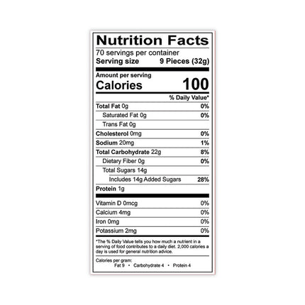 Gummi Bears, 5 lb Pouch, Assorted