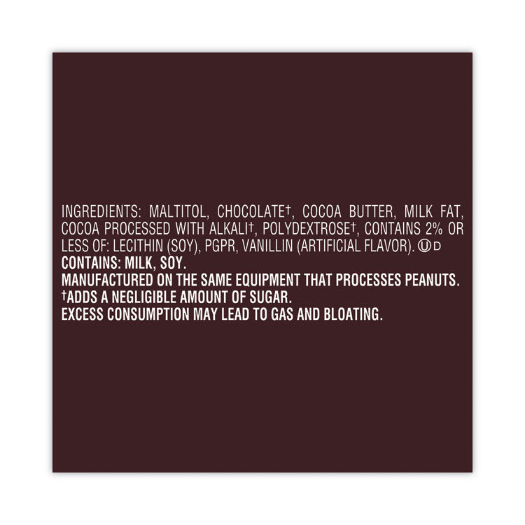 Miniatures Special Dark Sugar-Free Chocolate, 3 oz Bag, 12 Bags/Carton