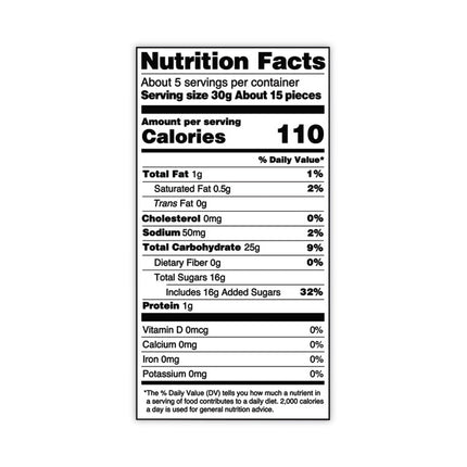 Organic Gluten Free Pomegranate Licorice, 5 oz Bag, 4/Pack