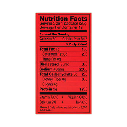 Teriyaki Beef Steak, 1 oz, 12/Box
