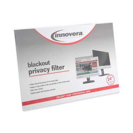 Blackout Privacy Filter for 24" Widescreen Flat Panel Monitor, 16:9 Aspect Ratio