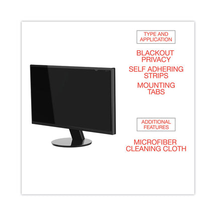 Blackout Privacy Filter for 18.5" Widescreen Flat Panel Monitor, 16:9 Aspect Ratio