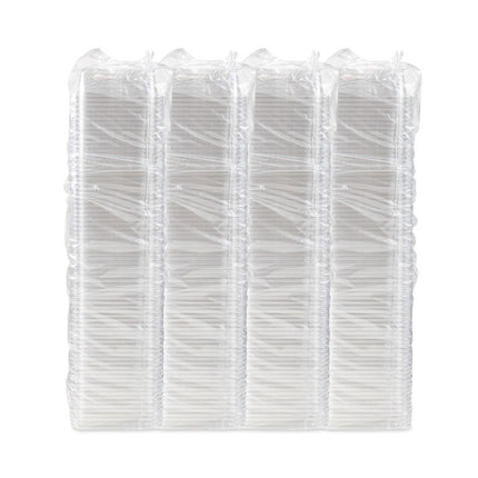 TamperGuard Snack Boxes, 24 oz, 6.3 x 6.3 x 2.1, Clear, Plastic, 300/Carton