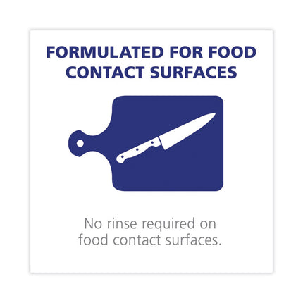 Foodservice Surface Sanitizer3, Fragrance Free, 32 oz Bottle with Spray Trigger Attached, 6/Carton