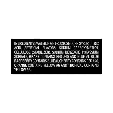Giant Tropical Freezies Ice Pops, 5.5 oz Tube, Fruit Punch, Guava, Mango, Pineapple, 50/Carton