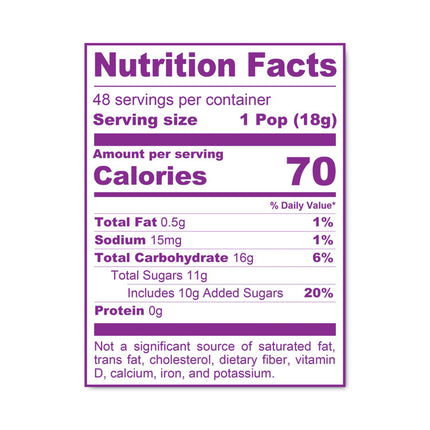 Caramel Apple Pops, 0.63 oz, 48/Carton