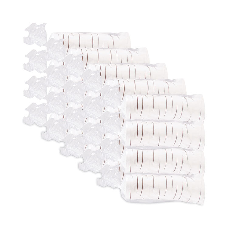 Paper Lids for Food Containers, For 16 oz Containers, Vented, 3.9" Diameter x 0.9" h, White, 25/Bag, 20 Bags/Carton