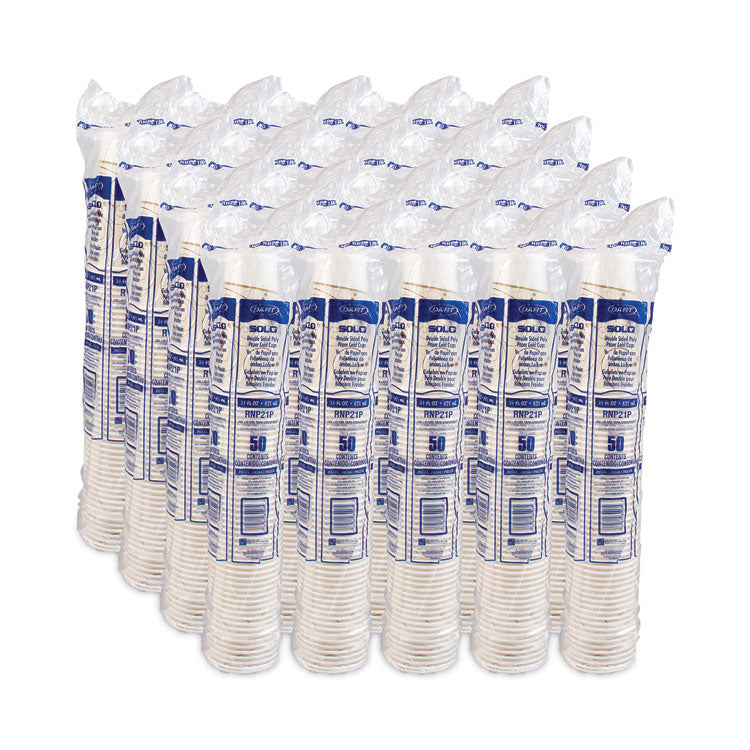 Double Sided Poly Paper Cold Cups, 21 oz, Symphony Design, 50/Pack, 20 Packs/Carton