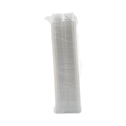 TamperGuard Snack Boxes, 4 Compartments, 6.3 x 6.3 x 2.6, Clear, Plastic, 300/Carton