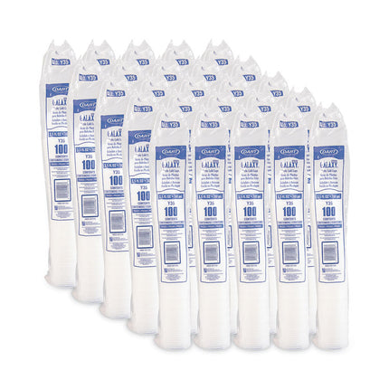 High-Impact Polystyrene Cold Cups, 3.5 oz, Plastic, Translucent, 100/Pack